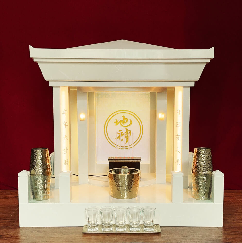 ตี่จู้หินอ่อน Aviva Spirit Modern Luxury ขนาด 27 นิ้ว สีเบจน้ำตาลอ่อน